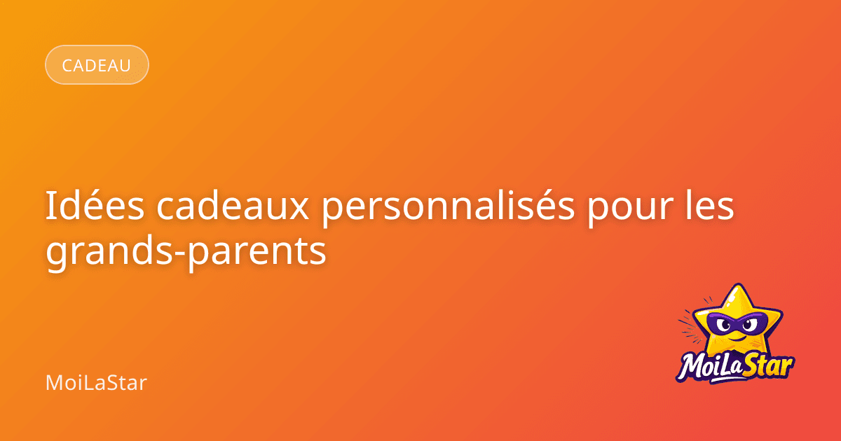 Un enfant et ses grands-parents en train de lire ensemble une bande dessinée personnalisée dans un salon chaleureux.