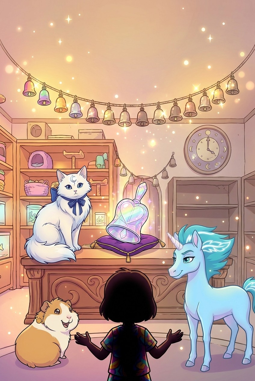 Cover des personalisierten Comics „Die Magische Tierhandlung“