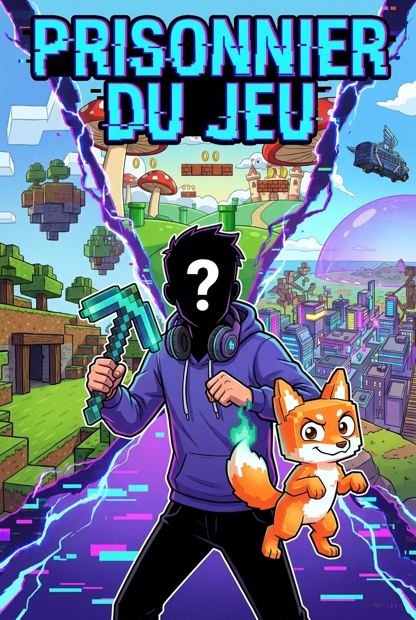 Couverture de la BD personnalisée « Prisonnier du Jeu »