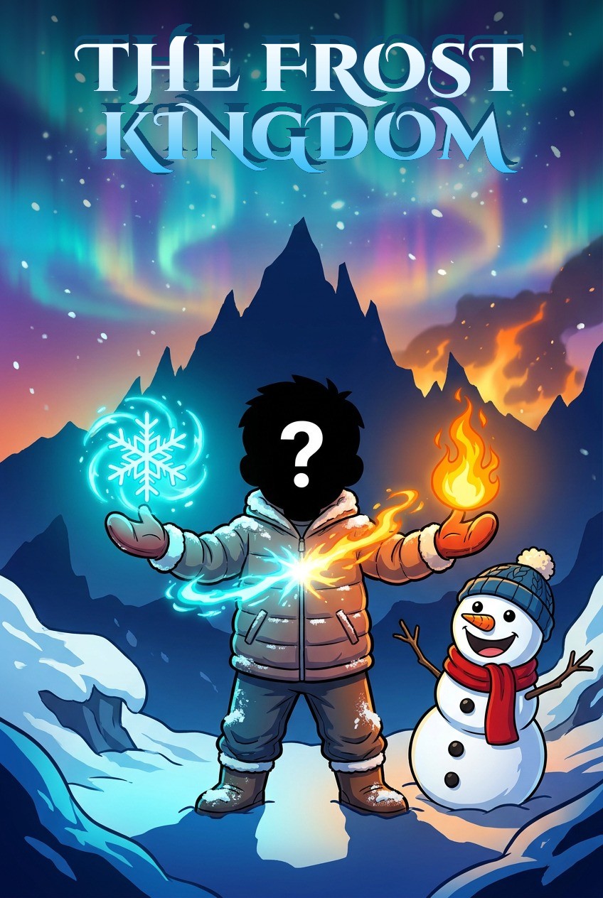 Cover of the personalised comic “The Frost Kingdom”