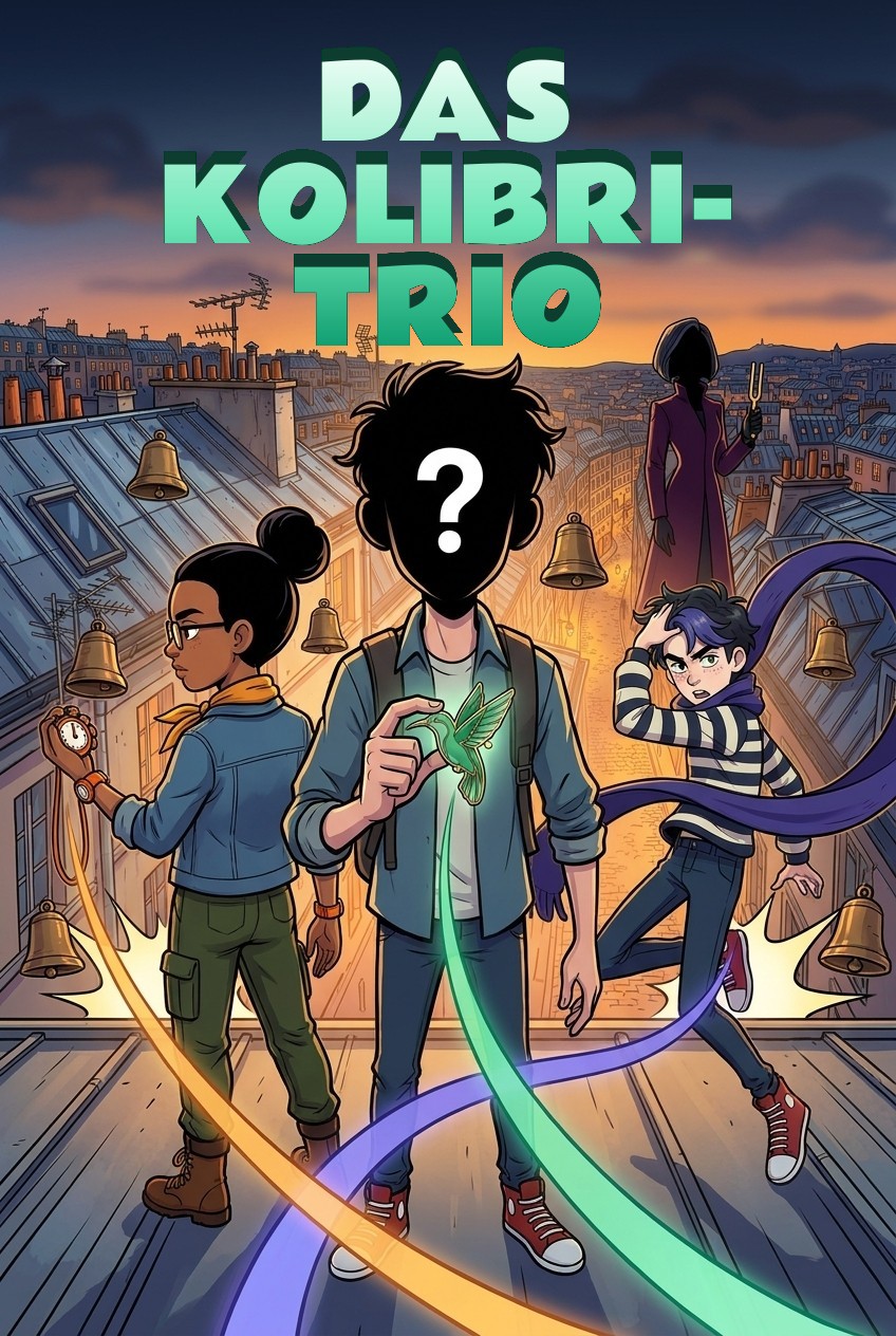 Cover des personalisierten Comics „Das Kolibri-Trio“